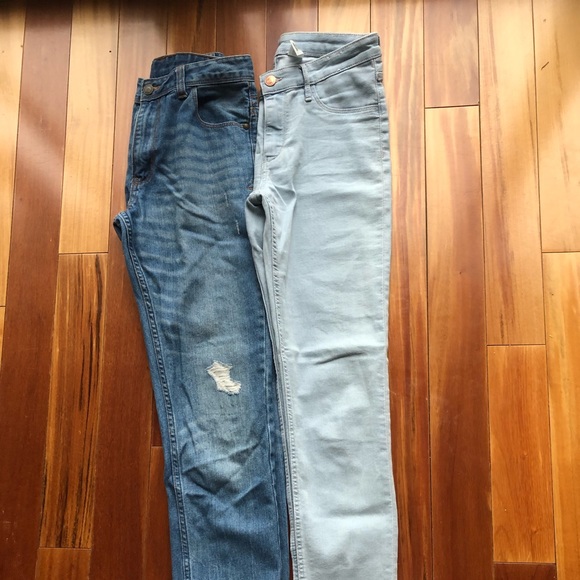 2 pairs for $20 - Girl’s Jeans - Kid’s Size US 14 - H&M and George Brand - Picture 1 of 5
